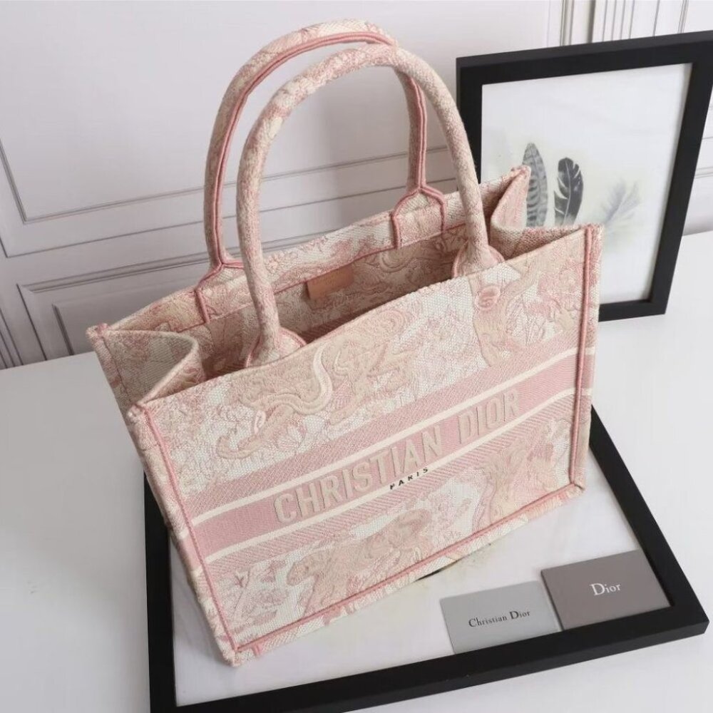 Christian Dior Toile de Jouy Book Tote bags - Medium Canvas - Picture 4 of 7